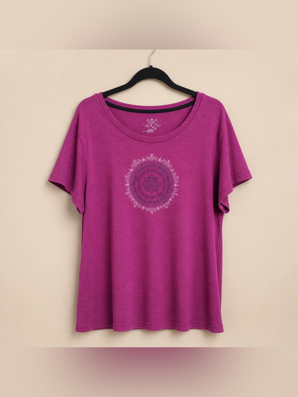 Made for Life 3X Cotton Mandala Short Sleeve Graphic Tee